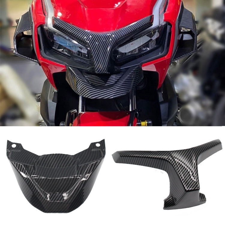 For Honda ADV150 2019-2020 Motorcycle Modification Headlight Trim Cover(Carbon Fiber) - In Car by buy2fix | Online Shopping UK | buy2fix