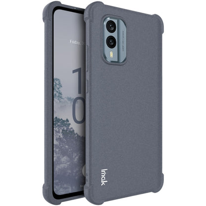 For Nokia X30 5G imak Shockproof Airbag TPU Phone Case(Matte Grey) - Nokia Cases by imak | Online Shopping UK | buy2fix