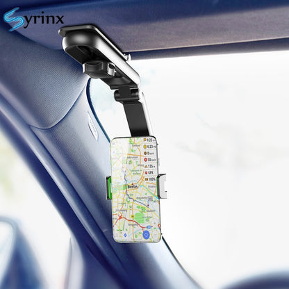 Multifunctional Car Sun Visor Rear Seat Mobile Phone Holder(Green) - In Car by buy2fix | Online Shopping UK | buy2fix