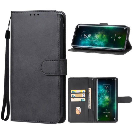 For TCL 10 Plus Leather Phone Case(Black) - More Brand by buy2fix | Online Shopping UK | buy2fix