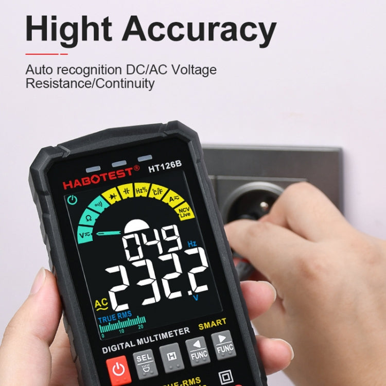 HABOTEST HT126B Digital High Precision Mini Multimeter - Consumer Electronics by buy2fix | Online Shopping UK | buy2fix