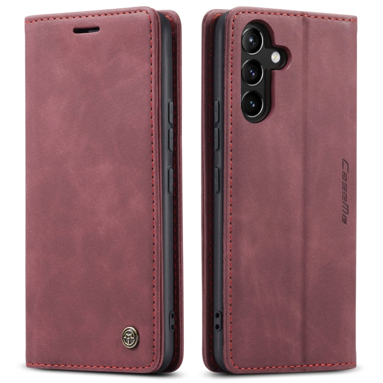 For Samsung Galaxy A54 CaseMe 013 Multifunctional Horizontal Flip Leather Phone Case(Wine Red) - Galaxy Phone Cases by CaseMe | Online Shopping UK | buy2fix