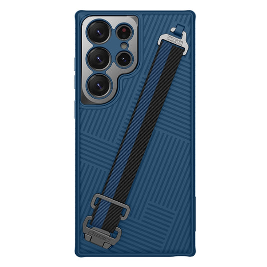 For Samsung Galaxy S23 Ultra 5G NILLKIN Shadow Series TPU Phone Case(Blue) - Galaxy S23 Ultra 5G Cases by NILLKIN | Online Shopping UK | buy2fix