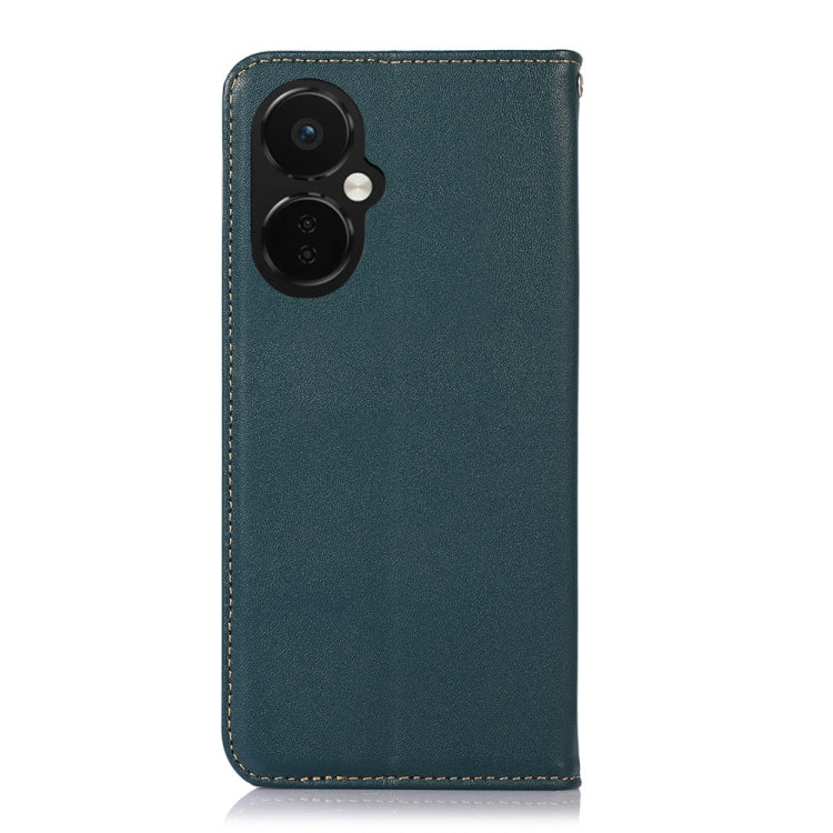 For OnePlus Nord CE 3 Lite KHAZNEH Nappa Top Layer Cowhide Leather Phone Case(Green) - OnePlus Cases by buy2fix | Online Shopping UK | buy2fix