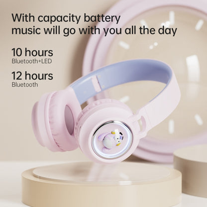 Q1 Headphones Monster Kids Over-Ear Bluetooth Earphones(Pink) - Apple Accessories by buy2fix | Online Shopping UK | buy2fix