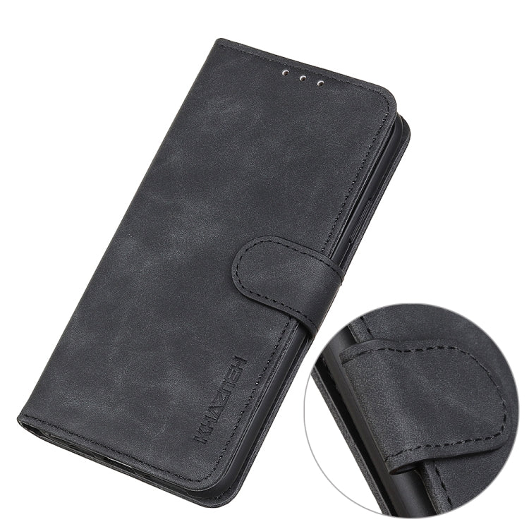 For OnePlus Nord CE 3 Lite KHAZNEH Retro Texture Flip Leather Phone Case(Black) - OnePlus Cases by buy2fix | Online Shopping UK | buy2fix
