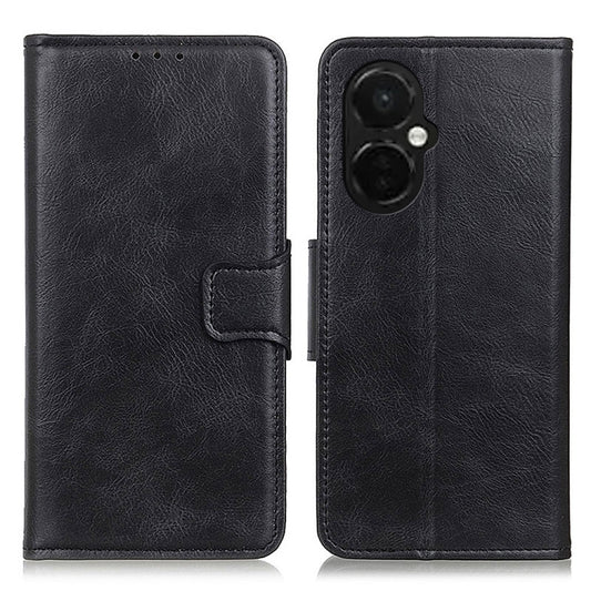 For OnePlus Nord CE 3 Lite Mirren Crazy Horse Texture Leather Phone Case(Black) - OnePlus Cases by buy2fix | Online Shopping UK | buy2fix