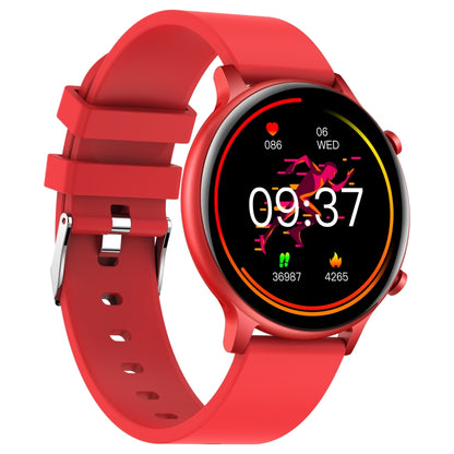 HT12 1.32 inch Silicone Band IP67 Waterproof Smart Watch, Support Bluetooth Calling / Sleep Monitoring(Red) - Smart Wear by buy2fix | Online Shopping UK | buy2fix