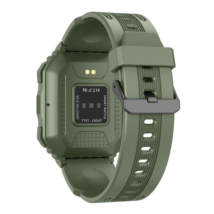 K6 1.8 inch IP67 Waterproof Smart Watch, Support Heart Rate / Sleep Monitoring(Green) - Smart Wear by buy2fix | Online Shopping UK | buy2fix