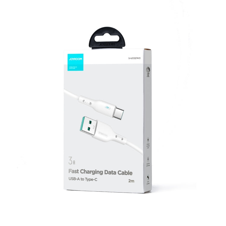 JOYROOM S-UC027A13 3A USB to USB-C / Type-C Fast Charging Data Cable, Length:2m(White) -  by JOYROOM | Online Shopping UK | buy2fix