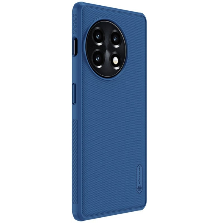 For OnePlus Ace 2/11R NILLKIN Frosted Shield Pro PC + TPU Phone Case(Blue) - OnePlus Cases by NILLKIN | Online Shopping UK | buy2fix