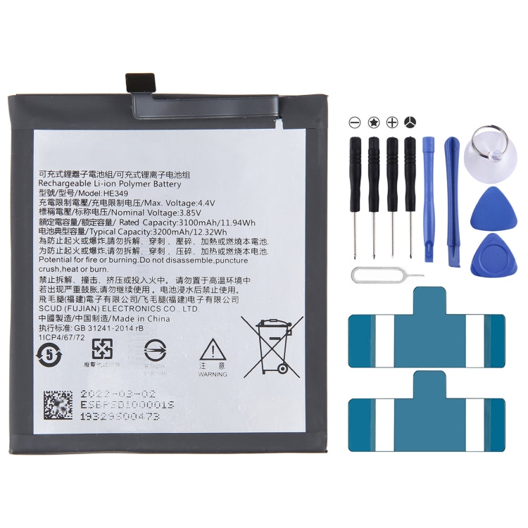 For Sharp Aquos S3 FS8032 3200mAh Battery Replacement HE349 - Others by buy2fix | Online Shopping UK | buy2fix