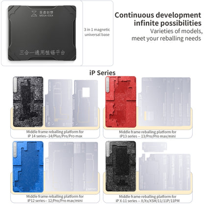 For Asus ROG Phone 6 Pro / 6 Qianli Mega-idea Multi-functional Middle Frame Positioning BGA Reballing Platform - Repair & Spare Parts by QIANLI | Online Shopping UK | buy2fix