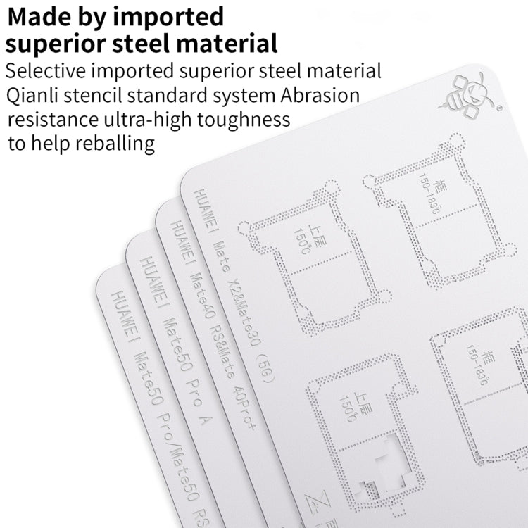 For Huawei Mate 50 Pro B Qianli Mega-idea Multi-functional Middle Frame Positioning BGA Reballing Platform - Repair & Spare Parts by QIANLI | Online Shopping UK | buy2fix