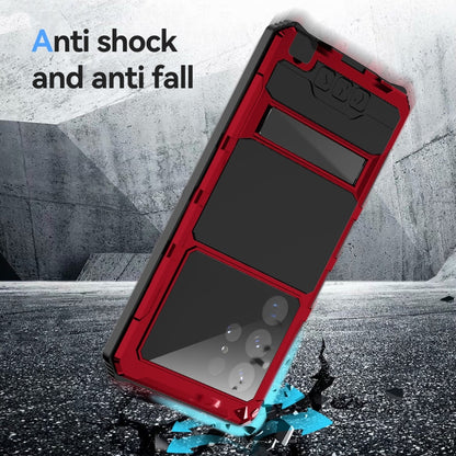 For Samsung Galaxy S23 Ultra 5G R-JUST RJ-56 3rd Gen Life Waterproof Dustproof Shockproof Phone Case(Red) - Galaxy S23 Ultra 5G Cases by R-JUST | Online Shopping UK | buy2fix