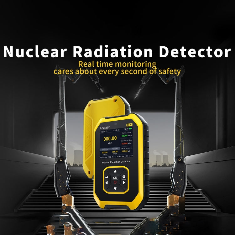 Fnirsi GC01 Home Lndustrial Marble Radioactive X / Y Ray Nuclear Radiation Detector Geiger Counter(Yellow) - Radiation Detector by FNIRSI | Online Shopping UK | buy2fix