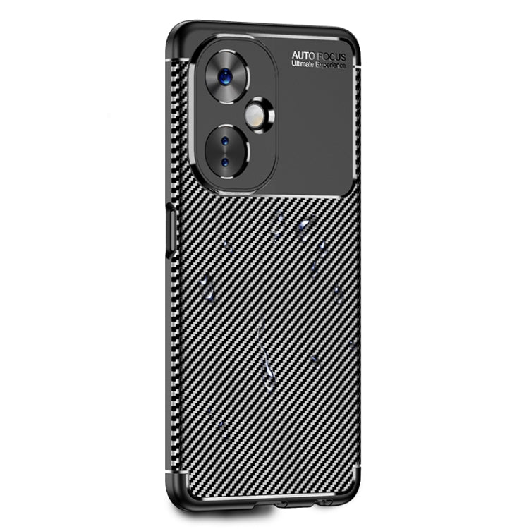 For OnePlus Nord CE 3 Lite Carbon Fiber Texture Shockproof TPU Phone Case(Black) - OnePlus Cases by buy2fix | Online Shopping UK | buy2fix