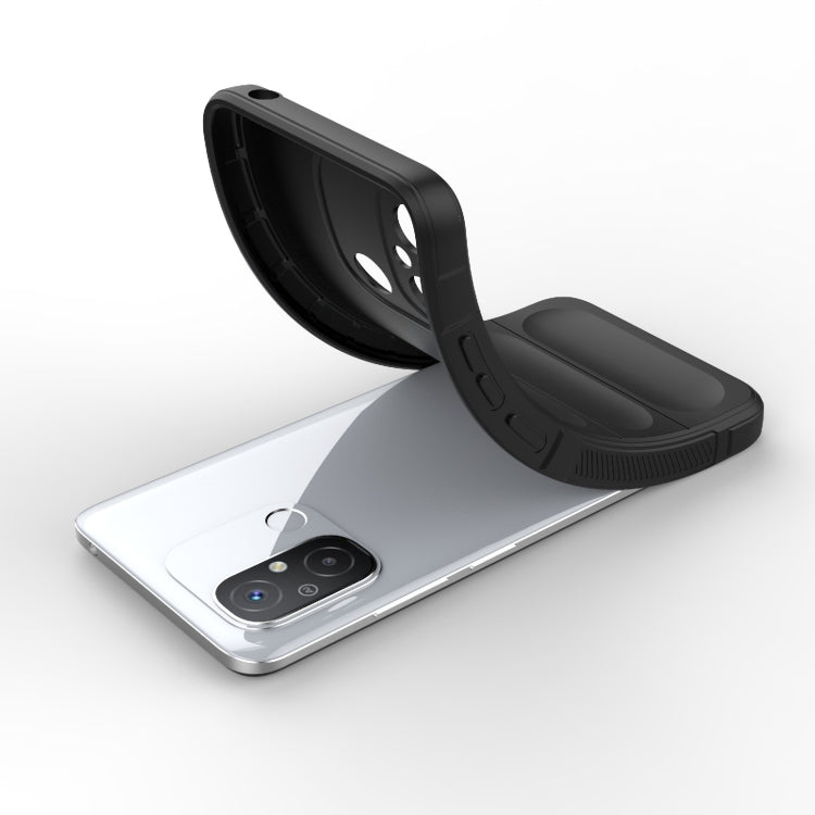 For Xiaomi Redmi 12C Magic Shield TPU + Flannel Phone Case(Dark Green) - Xiaomi Cases by buy2fix | Online Shopping UK | buy2fix