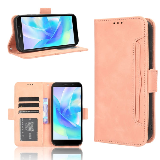 For Doogee X97 / X97 Pro Skin Feel Calf Texture Card Slots Leather Phone Case(Pink) - Doogee Cases by buy2fix | Online Shopping UK | buy2fix