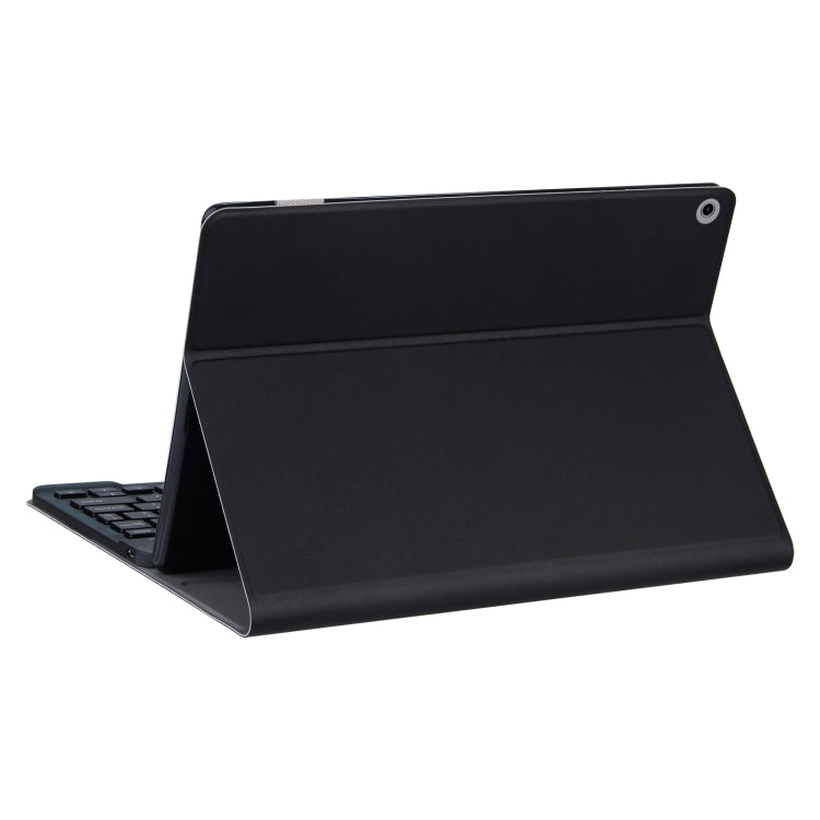 For Lenovo Tab M10 3rd Gen TB-328XU Bluetooth Keyboard Leather Tablet Case(Black) - Lenovo Keyboard by buy2fix | Online Shopping UK | buy2fix