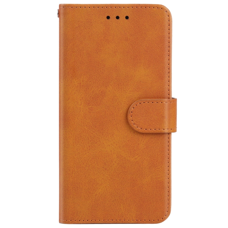 For iPhone 15 Leather Phone Case(Brown) - iPhone 15 Cases by buy2fix | Online Shopping UK | buy2fix