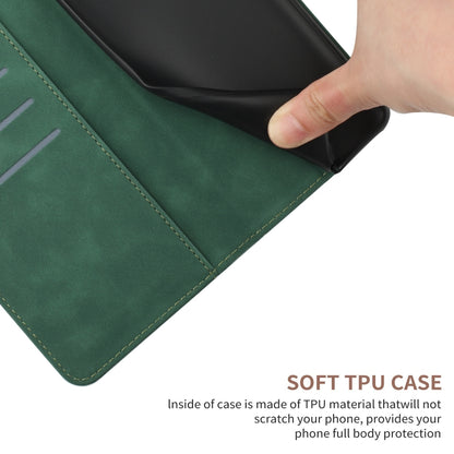 For Xiaomi Redmi 10A Stitching Embossed Leather Phone Case(Green) - Xiaomi Cases by buy2fix | Online Shopping UK | buy2fix