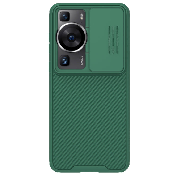 For Huawei P60 Pro / P60 NILLKIN CamShield Pro PC Phone Case(Green) - Huawei Cases by NILLKIN | Online Shopping UK | buy2fix