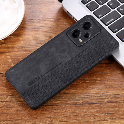 For Xiaomi Redmi Note 12 Turbo / Poco F5 AZNS 3D Embossed Skin Feel Phone Case(Black) - Xiaomi Cases by AZNS | Online Shopping UK | buy2fix