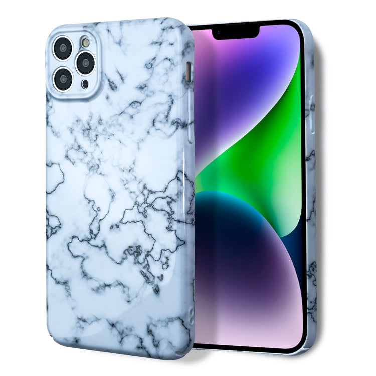 For iPhone 11 Marble Pattern Phone Case(Green White) - iPhone 11 Cases by buy2fix | Online Shopping UK | buy2fix