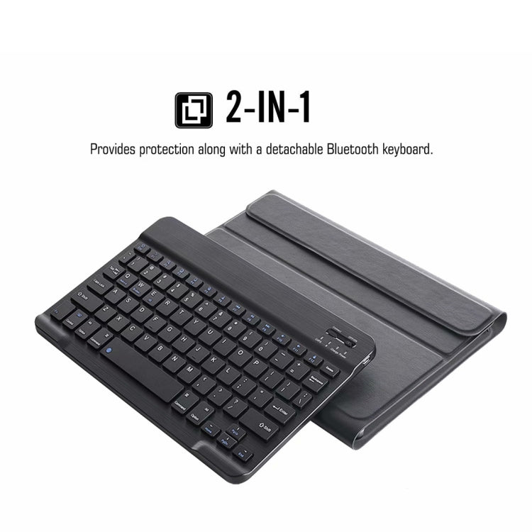 DY-M10P For Lenovo Smart Tab M10 HPD Plus TB-X606F 10.3 inch 2 in 1 Removable Magnetic ABS Bluetooth Keyboard + Protective Leather Tablet Case with Stand & Sleep / Wake-up & Pen Holder(Black) - Lenovo Keyboard by buy2fix | Online Shopping UK | buy2fix