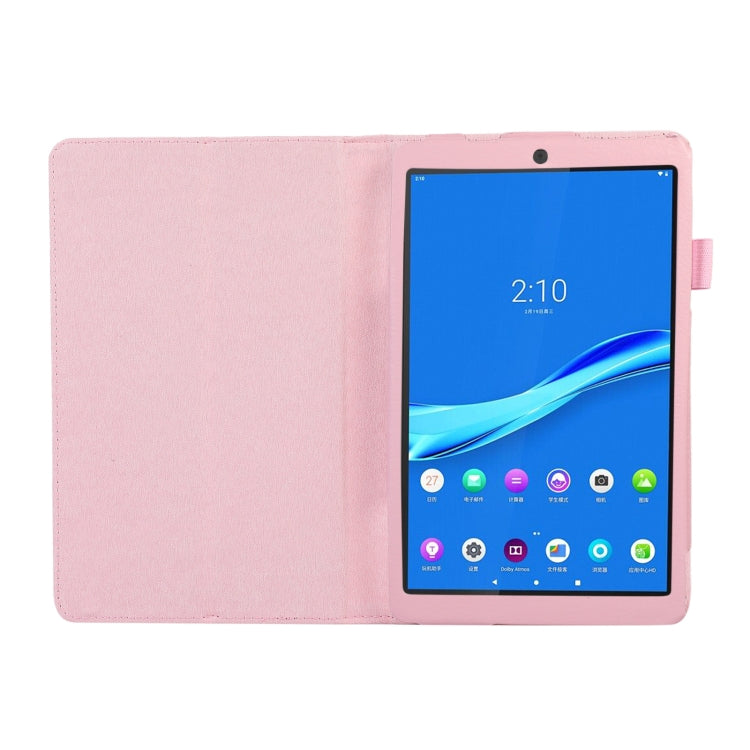 For Lenovo Tab M8 4th Gen Litchi Texture Leather Tablet Case(Pink) - For Lenovo by buy2fix | Online Shopping UK | buy2fix