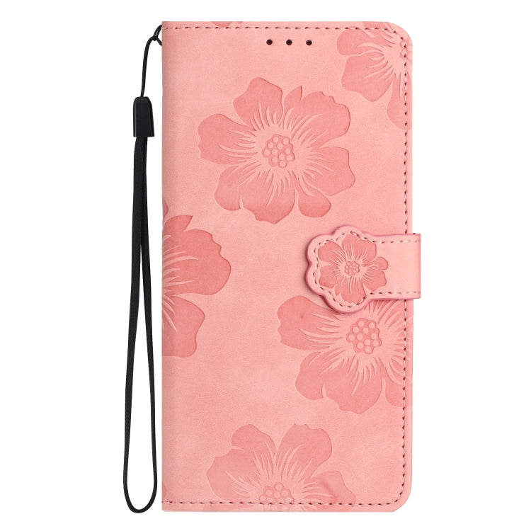 For Xiaomi Redmi A1 Flower Embossing Pattern Leather Phone Case(Pink) - Xiaomi Cases by buy2fix | Online Shopping UK | buy2fix