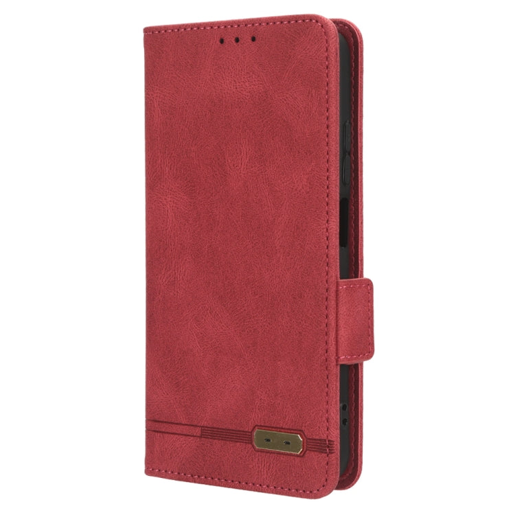 For Xiaomi Redmi Note 12S 4G Magnetic Clasp Leather Phone Case(Red) - Xiaomi Cases by buy2fix | Online Shopping UK | buy2fix