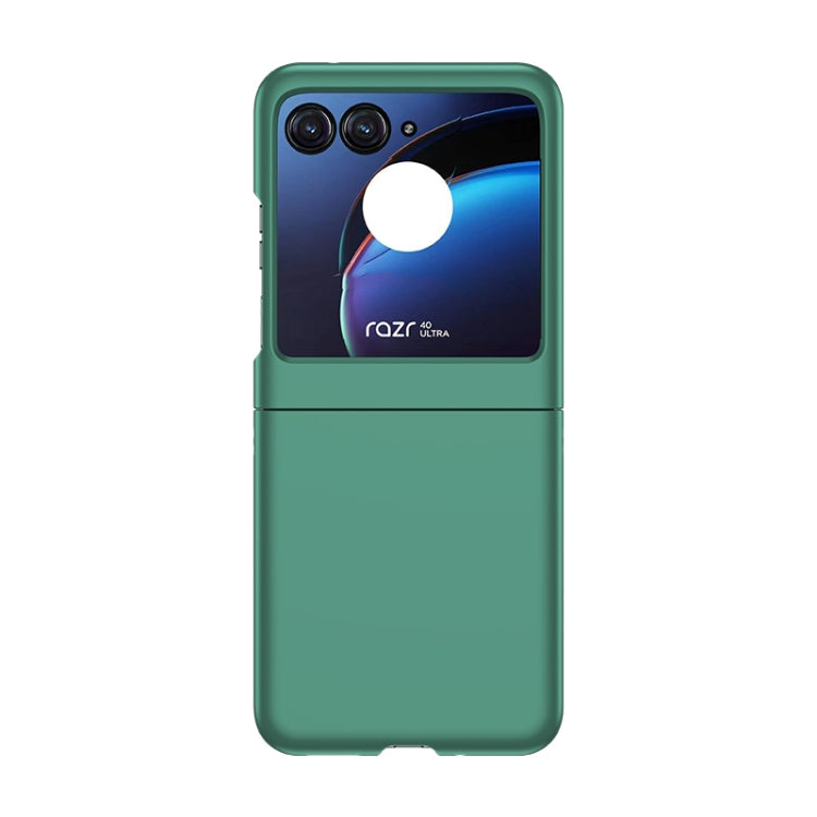For Motorola Razr 40 Ultra / Moto Razr 2023 Skin Feel PC Phone Case(Forest Green) - Motorola Cases by buy2fix | Online Shopping UK | buy2fix