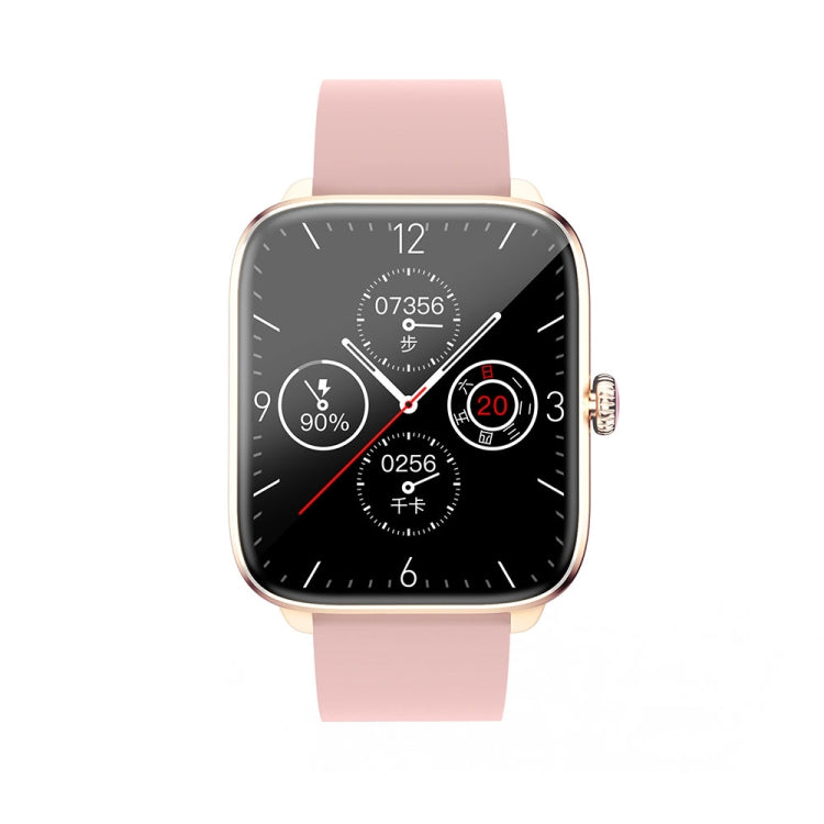 T20 1.96 inch IP67 Waterproof Silicone Band Smart Watch, Supports Dual-mode Bluetooth Call / Heart Rate Monitoring(Pink) - Smart Watches by buy2fix | Online Shopping UK | buy2fix