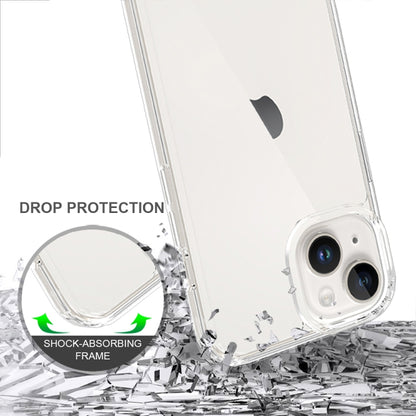 For iPhone 15 Scratchproof Acrylic TPU Phone Case(Black) - iPhone 15 Cases by buy2fix | Online Shopping UK | buy2fix