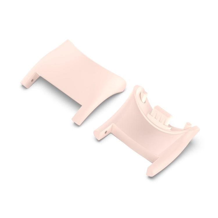 For Xiaomi Mi Band 8 1 Pair  PC Plastic Watch Band Connector(Light Pink) - For Xiaomi by buy2fix | Online Shopping UK | buy2fix