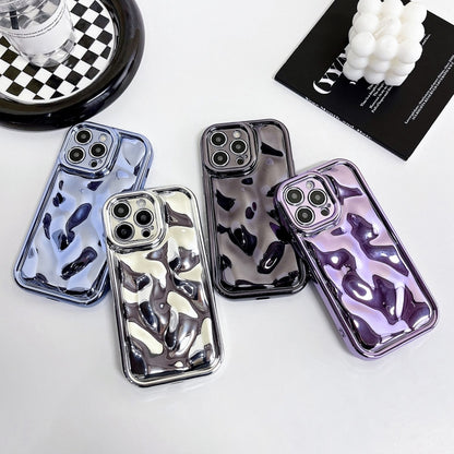 For iPhone 11 Pro Max Electroplating Meteorite Texture TPU Phone Case(Silver) - iPhone 11 Pro Max Cases by buy2fix | Online Shopping UK | buy2fix