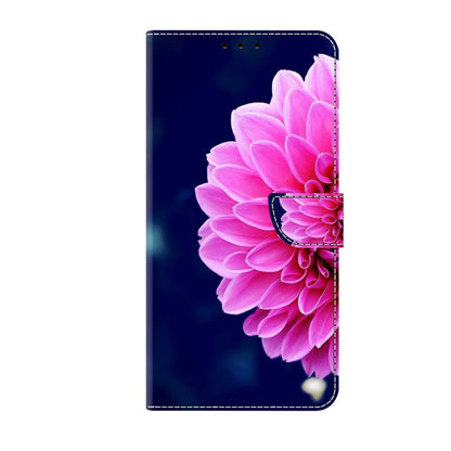 For Xiaomi Redmi A1+ / A2 / A2+ Crystal 3D Shockproof Protective Leather Phone Case(Pink Petals) - Xiaomi Cases by buy2fix | Online Shopping UK | buy2fix