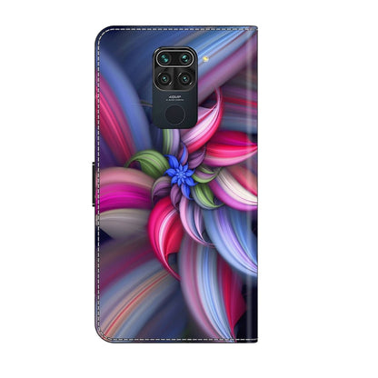 For Xiaomi Redmi Note 9 Crystal 3D Shockproof Protective Leather Phone Case(Colorful Flower) - Xiaomi Cases by buy2fix | Online Shopping UK | buy2fix