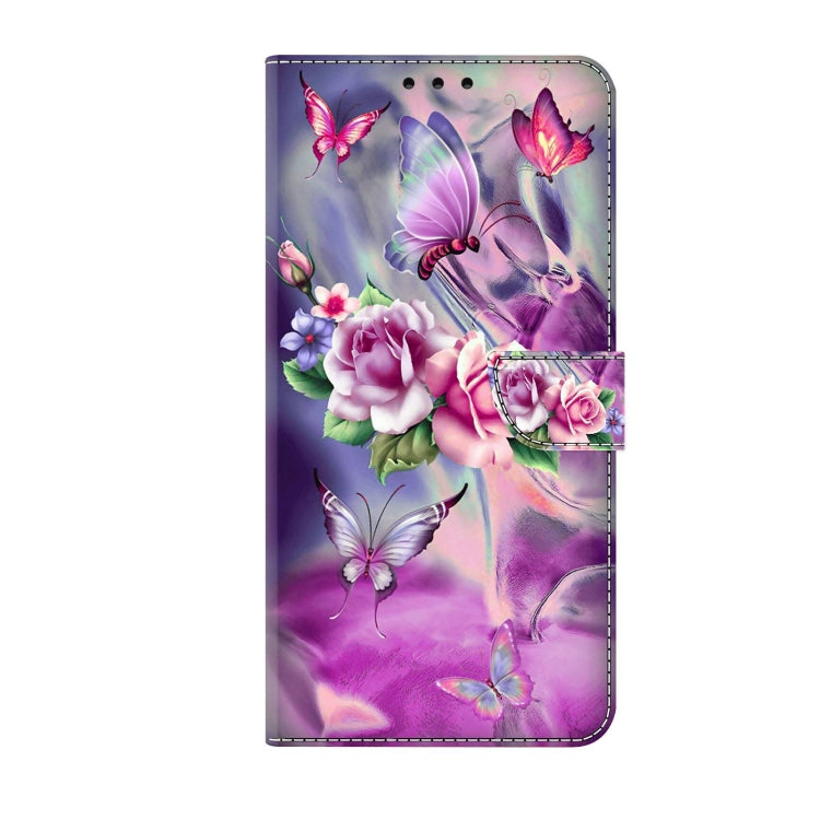 For Xiaomi Redmi Note 11 Global Crystal 3D Shockproof Protective Leather Phone Case(Butterfly) - Xiaomi Cases by buy2fix | Online Shopping UK | buy2fix