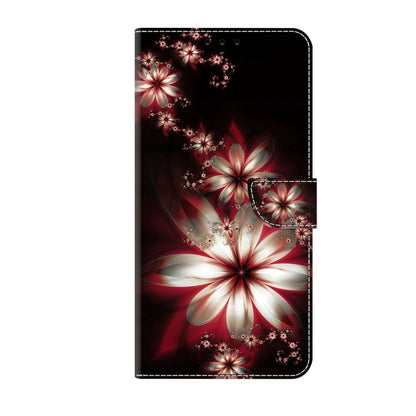 For Xiaomi Redmi Note 12 Pro+ Crystal 3D Shockproof Protective Leather Phone Case(Fantastic Flower) - Xiaomi Cases by buy2fix | Online Shopping UK | buy2fix