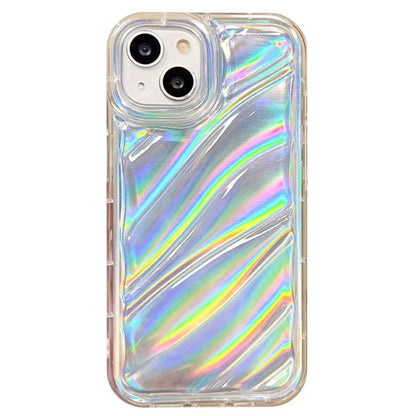 For iPhone 13 Laser Sequin Waves TPU Phone Case(Transparent) - iPhone 13 Cases by buy2fix | Online Shopping UK | buy2fix