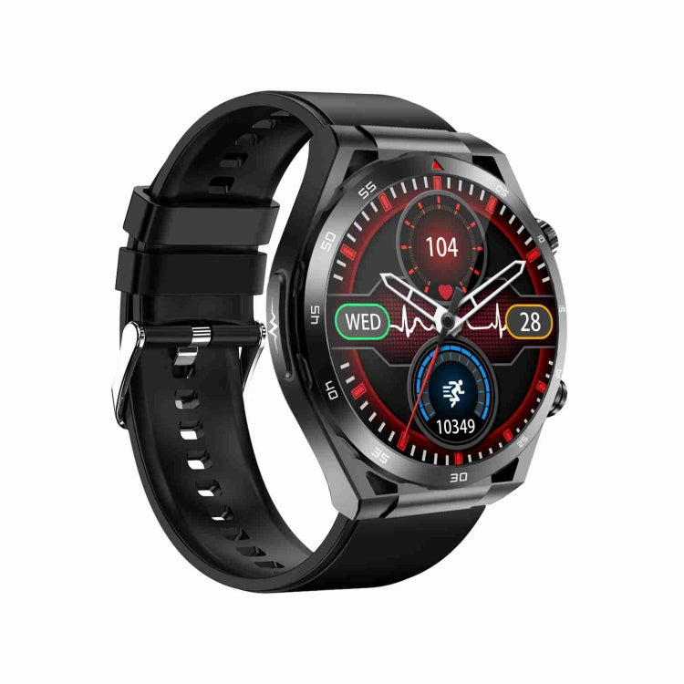 ET450 1.39 inch IP67 Waterproof Silicone Band Smart Watch, Support ECG / Non-invasive Blood Glucose Measurement(Black) - Smart Watches by buy2fix | Online Shopping UK | buy2fix
