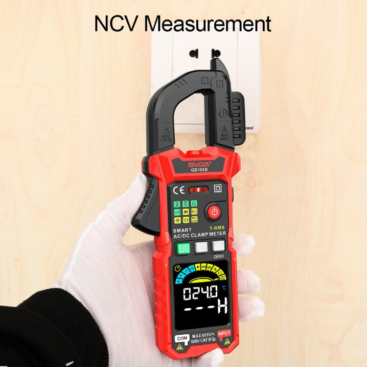 GVDA GD166B Digital Clamp Multimeter Supports DC - Digital Multimeter by GVDA | Online Shopping UK | buy2fix