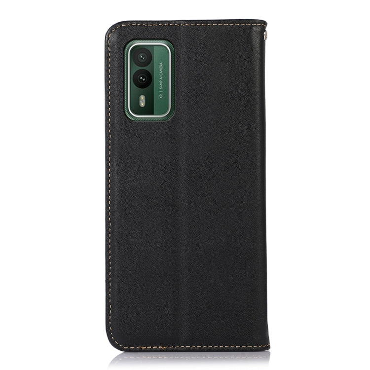 For Nokia XR21 KHAZNEH Nappa Top Layer Cowhide Leather Phone Case(Black) - Nokia Cases by buy2fix | Online Shopping UK | buy2fix