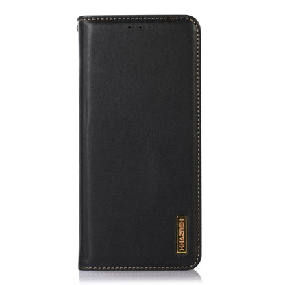 For Nokia C110 KHAZNEH Nappa Top Layer Cowhide Leather Phone Case(Black) - Nokia Cases by buy2fix | Online Shopping UK | buy2fix