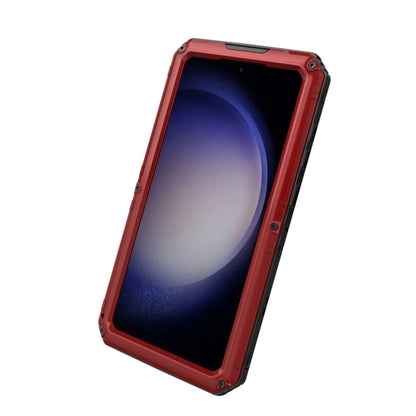 For Samsung Galaxy S23 5G RedPepper Wolf 360 Full Body Rugged IP68 Waterproof Phone Case(Red) - Galaxy S23 5G Cases by RedPepper | Online Shopping UK | buy2fix