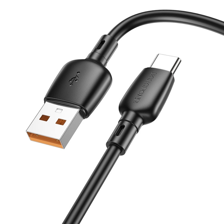 Borofone BX93 100W USB to USB-C/Type-C Data Cable, Length: 1m(Black) - USB-C & Type-C Cable by Borofone | Online Shopping UK | buy2fix