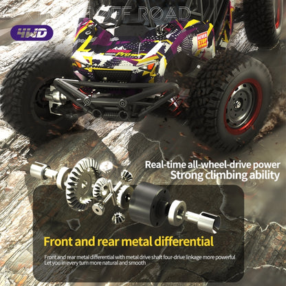 JJR/C Q141B Brushless 4WD High Speed Remote Control Desert Truck(Purple) - RC Cars by JJR/C | Online Shopping UK | buy2fix